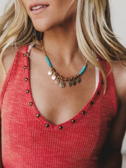 Azure Sun Necklace