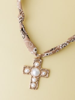 Cross Bandana Necklace