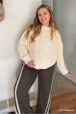 The Nest Racing Stripe Wide Leg Pants
