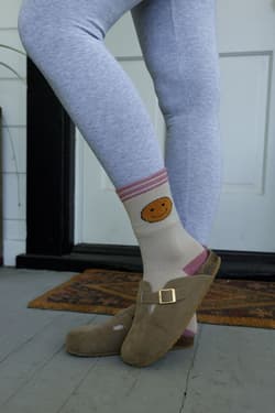 Happy Feet Smiley Face Socks