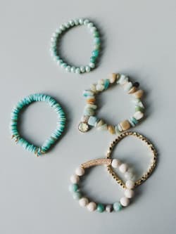 Summer Glow Beaded Bracelets