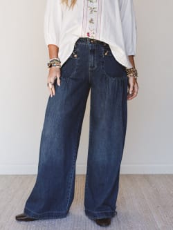 Let's Jet Set Wide Leg Jeans