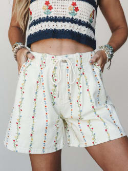 Flower Vine Shorts