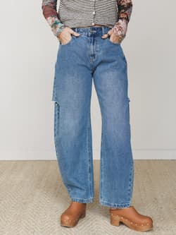 Soft Edge Denim Barrels