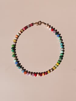 Scattered Petals Beaded Necklace