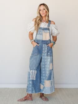 Heirloom Stitch Overalls