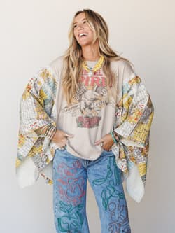 Mixed with Love Poncho