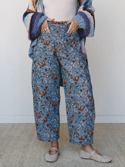 Sea of Butterfly Wings Barrel Pants