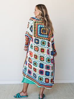 The Nest Soulful Wanderer Crochet Duster