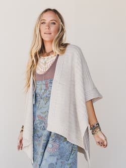 So Deserving Knit Ruana