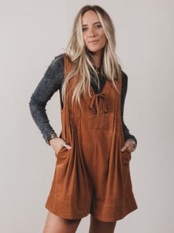 Love Stories Pleated Romper