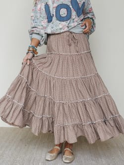 Polka Dot Darling Maxi Skirt