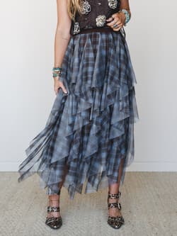 Mad For Plaid Maxi Skirt