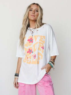 Big Love Distressed Graphic Tee