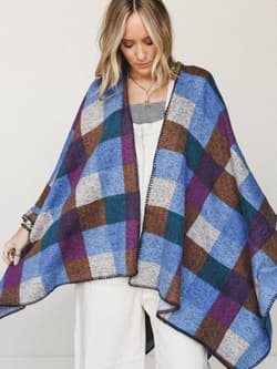 Autumn Embers Poncho