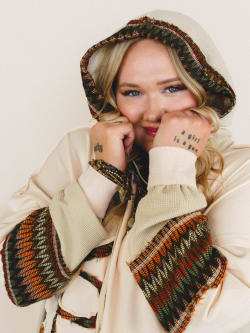 Patchwork Poppy Sweater