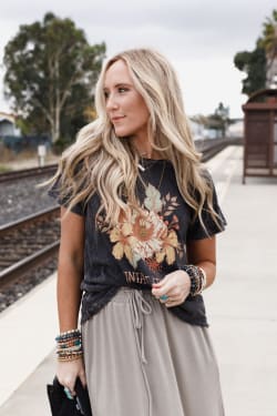 Floral Vintage Spirit Graphic Tee