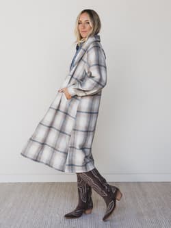 Rustic Gatherings Plaid Coat