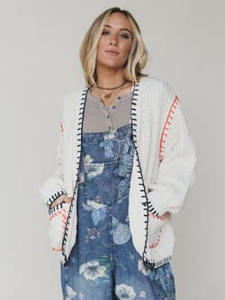 Switched And Stylish Open Cardigan