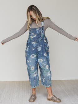 High Hopes Floral Overalls