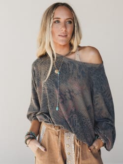 The Nest Savannah Bat Sleeve Top