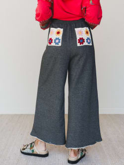 The Nest Love Seeker Crochet Pocket Pants