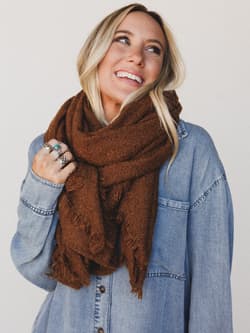 Cabin Calling Blanket Scarf