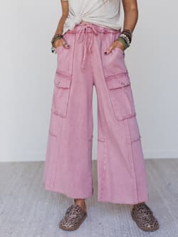 Game On Cargo Wide Leg Pant