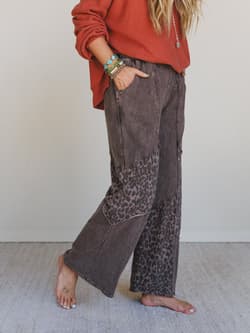 Printed Spirit Wide Leg Pants
