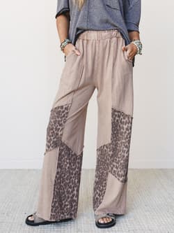 Printed Spirit Wide Leg Pants