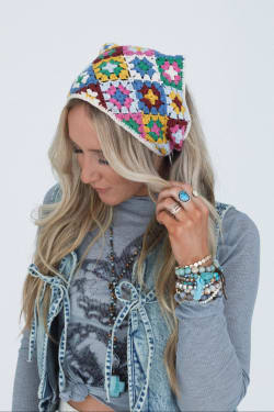 Dance Dreamer Crochet Head Scarf