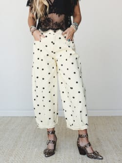 Honey Flower Polka Dot Pants