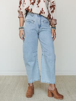 Sungrass Barrel Jeans
