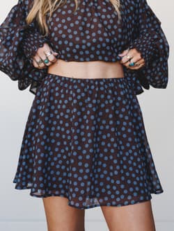 Dots and Spots Mini Skirt