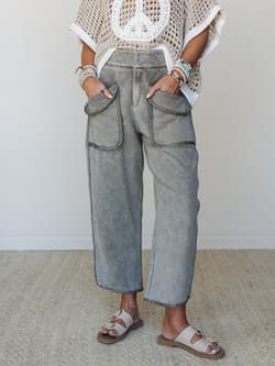 Nothing Less Barrel Pants