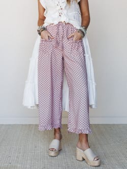 The Nest Mystic Mirage Printed Wide Leg Pants