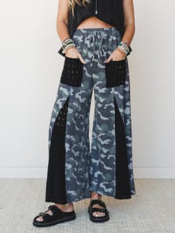 The Nest Let's Party Wide Leg Pants