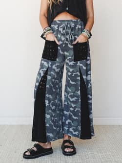 The Nest Let's Party Wide Leg Pants