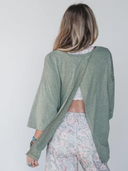 The Nest Callie Split Back Top