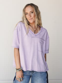 The Nest Katie V Neck Tee
