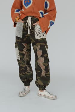 City Sky Distressed Pants