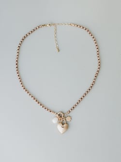 Heart On Lock Necklace