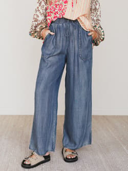 Casual Step Wide Leg Pants