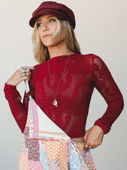 Wander Net Layering Top