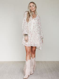 Beth Floral Print Dress