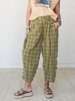 Mystic Plaid Wide Leg Pants