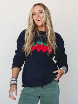 Strawberry Cloud Sweater