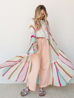 Color Rays Kimono