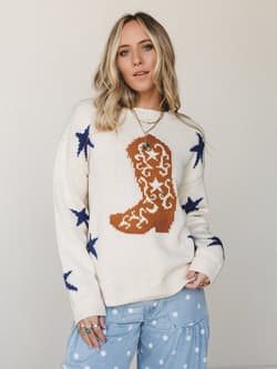 Lucky Boots Sweater