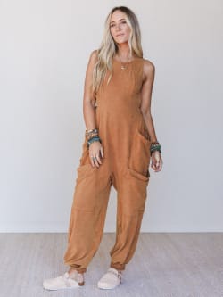 Turning Point Washed Cargo Jumpsuit